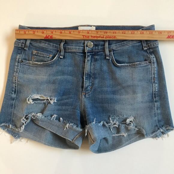 McGuire Mrs. Robinson Cut Off Distressed Jean Shorts Anthropologie Size 27 Boho - Picture 7 of 8